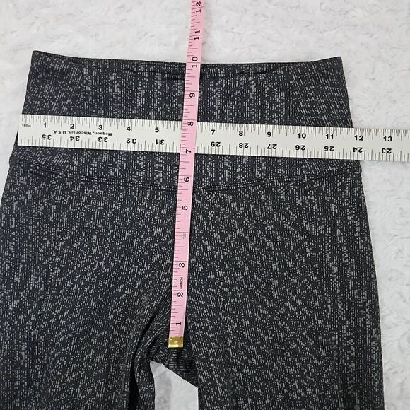 Athleta Womens Size XXS Delancey Textured Tight Black Grey new without tags - Picture 2 of 8